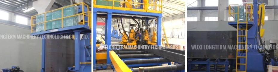 Fully Automatic Ce Certificate Assembly-Welding-Straightening 3 in 1 Intergrated Machine for H/I Beam Welding~